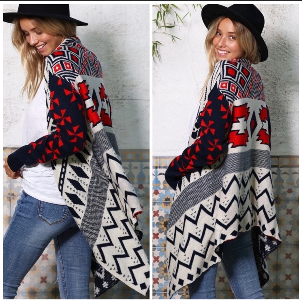 LAST ONE ☝️The ISABEL Asymmetric Wrap Cardigan